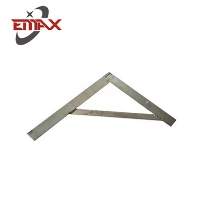 Suport triangular d'acer inoxidable galvanitzat en calent-espessit